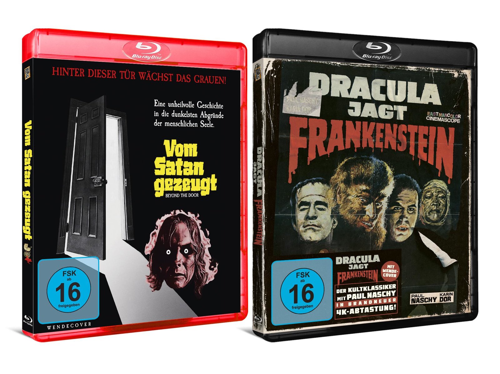 DRACULA JAGT FRANKENSTEIN + VOM SATAN GEZEUGT - Limited Edition  (blu-ray)