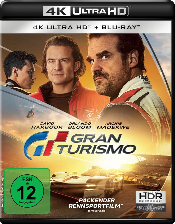 Gran Turismo  (4K Ultra HD) (+ Blu-ray)