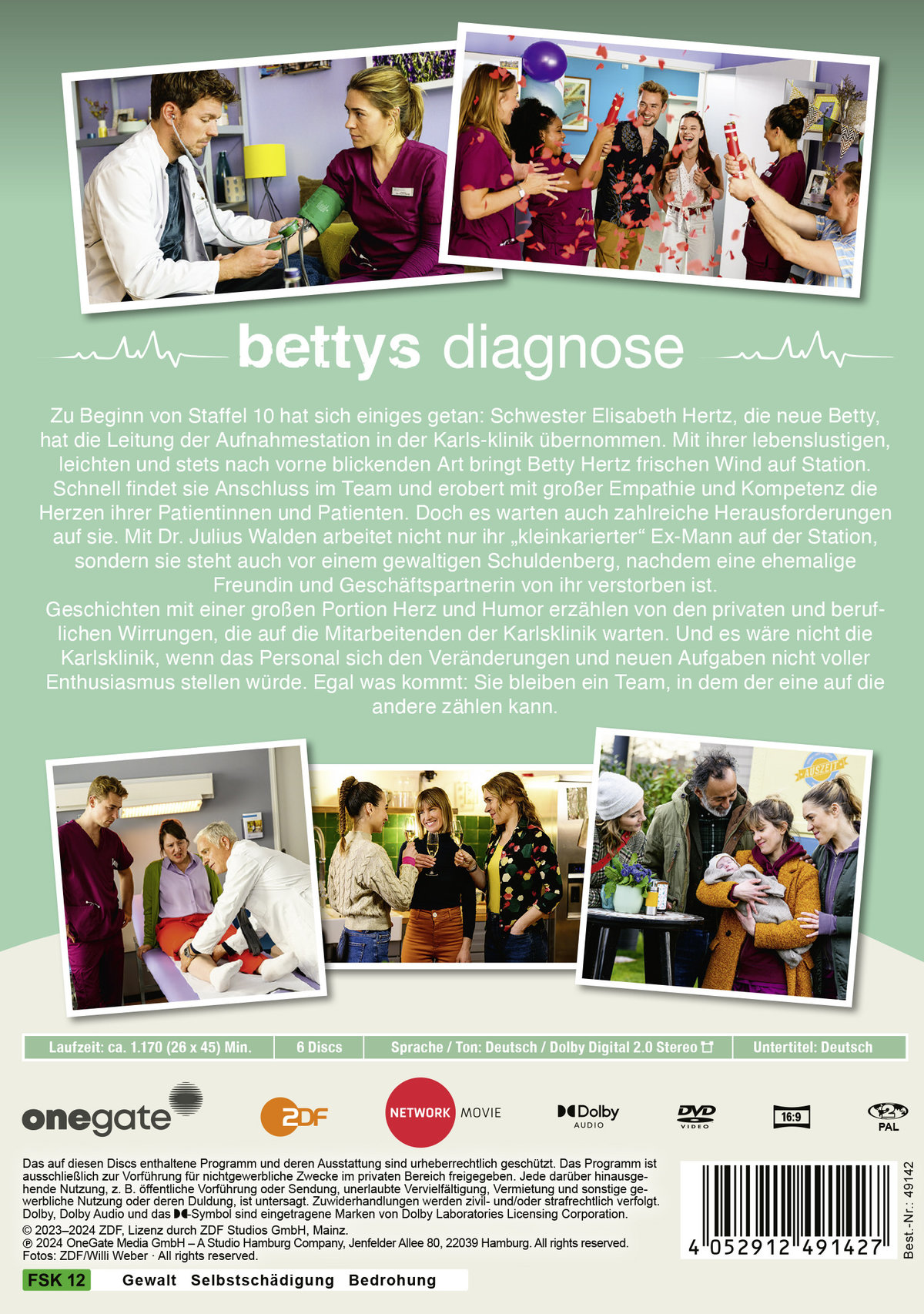 Bettys Diagnose Staffel 10  [6 DVDs]  (DVD)