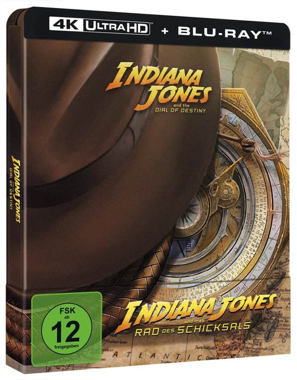 Indiana Jones und das Rad des Schicksals - Uncut Steelbook Edition (4K Ultra HD+blu-ray)