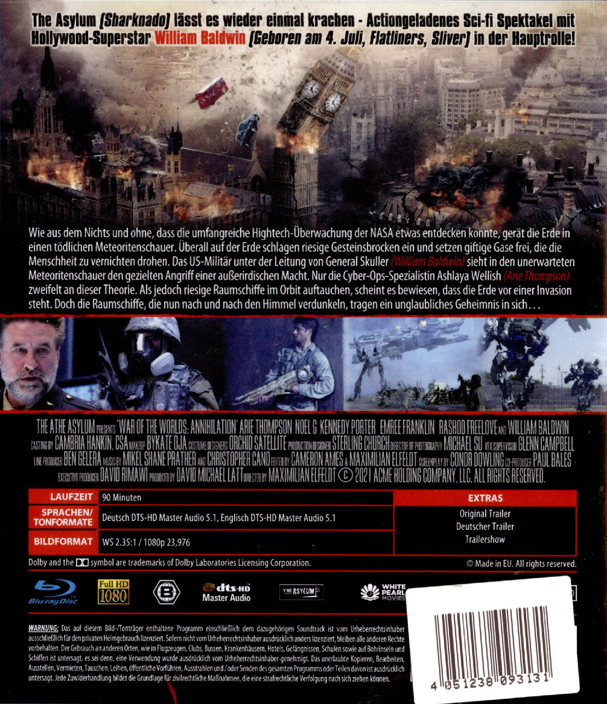War Of The Worlds - Die Vernichtung  (Blu-ray Disc)