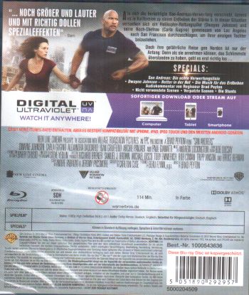San Andreas (blu-ray)