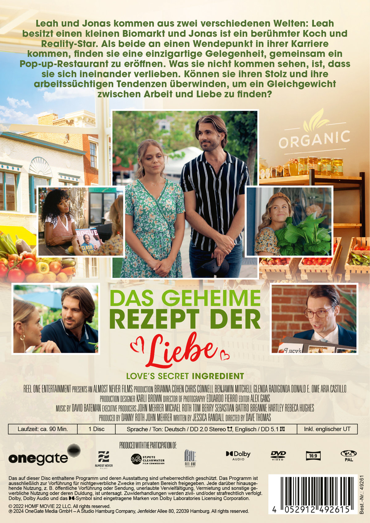 Das geheime Rezept der Liebe  (DVD)