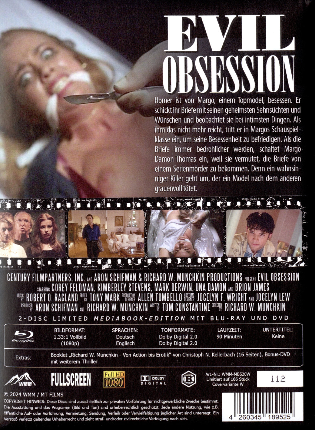 Evil Obsession - Uncut Mediabook Edition - Back to the 90s (Blu-ray) 