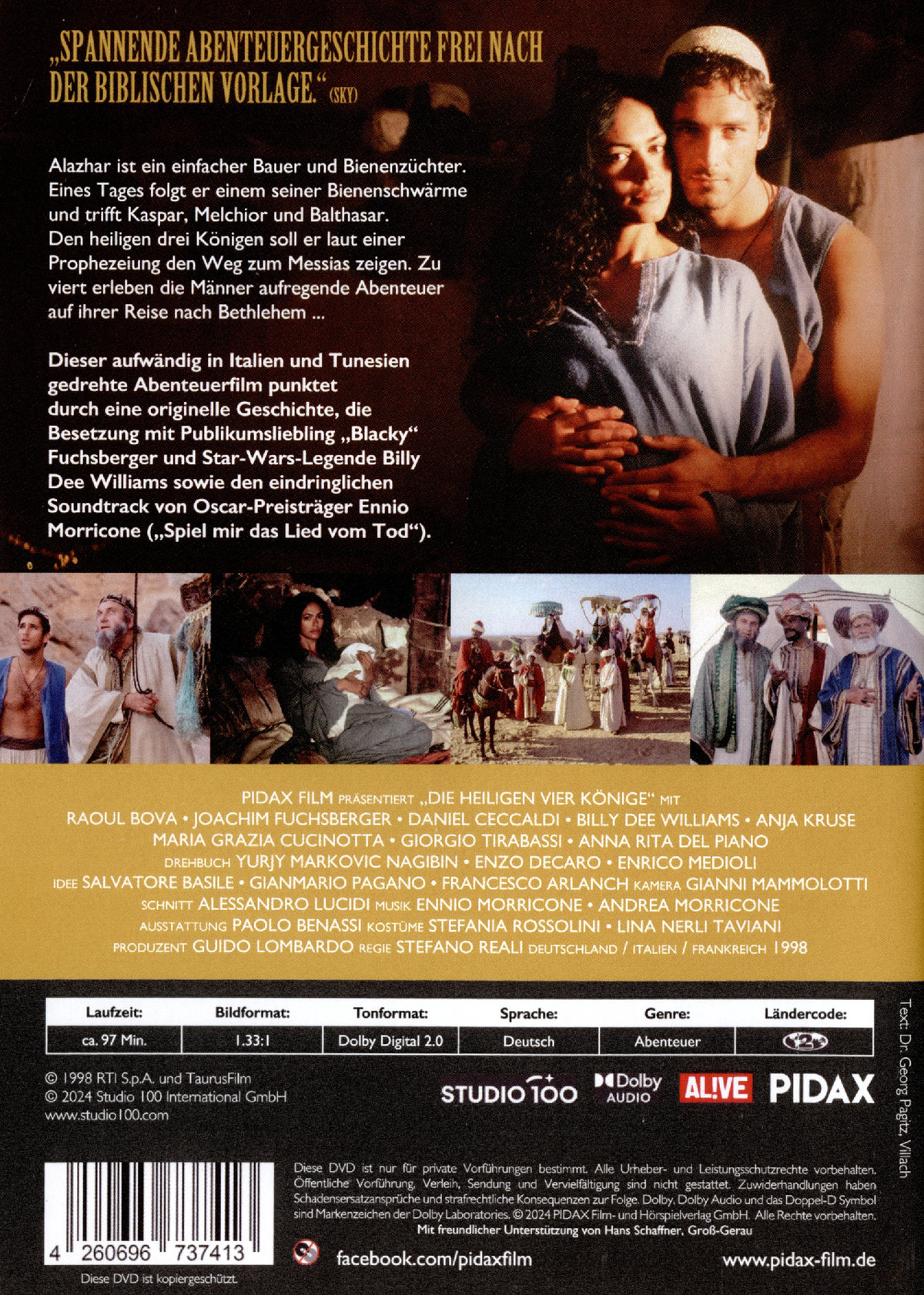 Die heiligen vier Könige / Starbesetzte Abenteuergeschichte frei nach der biblischen Vorlage (Pidax Historien-Klassiker)  (DVD)