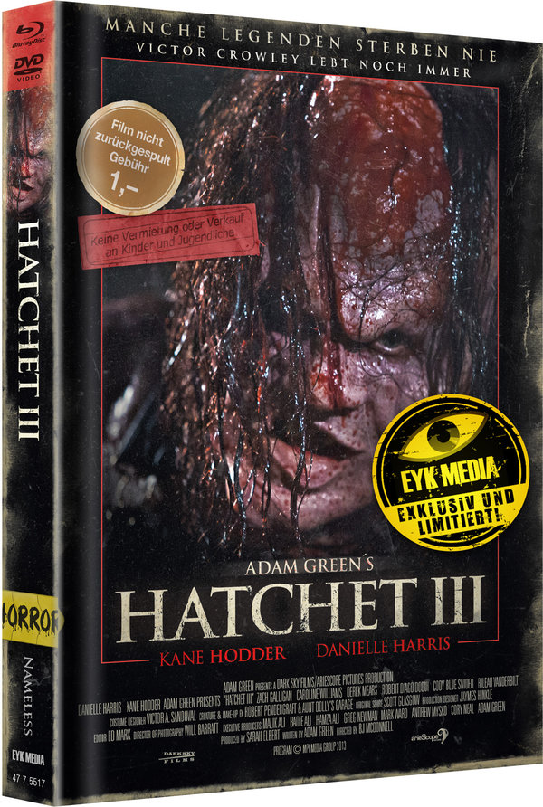 Hatchet 3 - Uncut Mediabook Edition (DVD+blu-ray) (C)