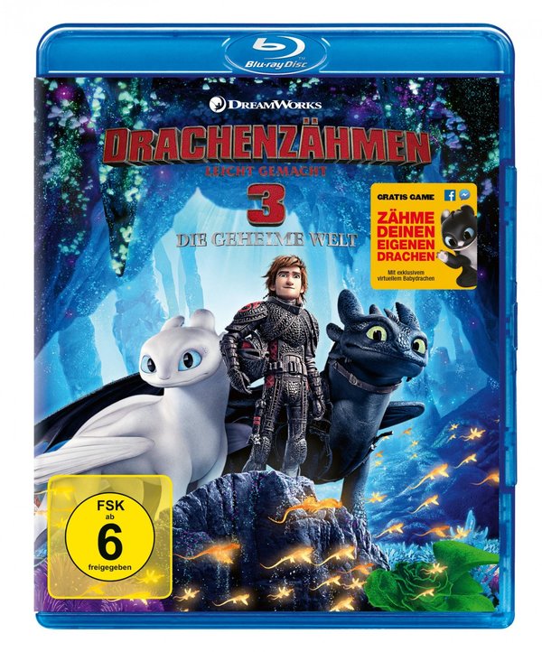 Drachenzähmen leicht gemacht 3 - Die geheime Welt (blu-ray)