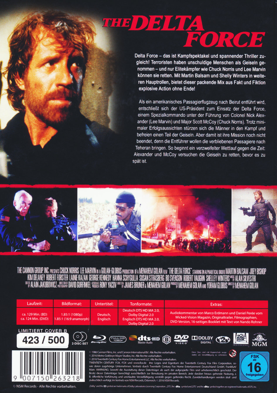 Delta Force - Uncut 3D Futurepak (blu-ray)