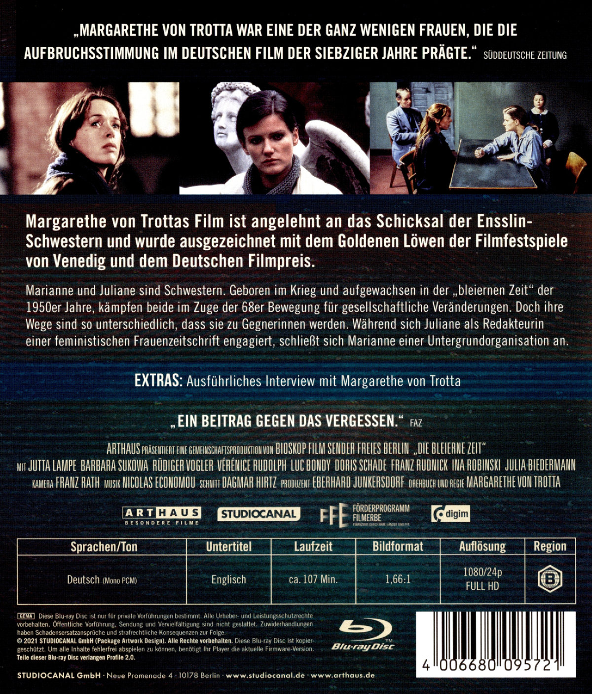 Bleierne Zeit, Die (blu-ray)