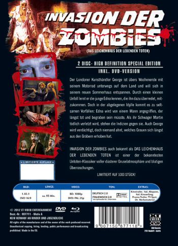 Invasion der Zombies - Uncut Mediabook Edition (DVD+blu-ray) (A)