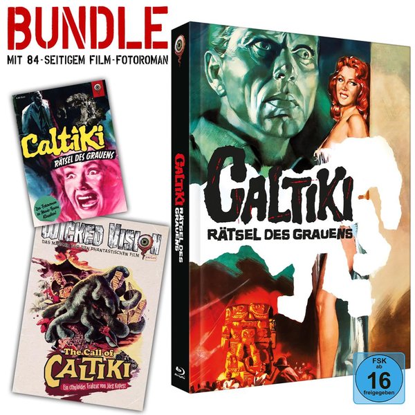 Caltiki - Rätsel des Grauens - Uncut Mediabook Edition  (DVD+blu-ray) (+ Film-Fotoroman) (C)