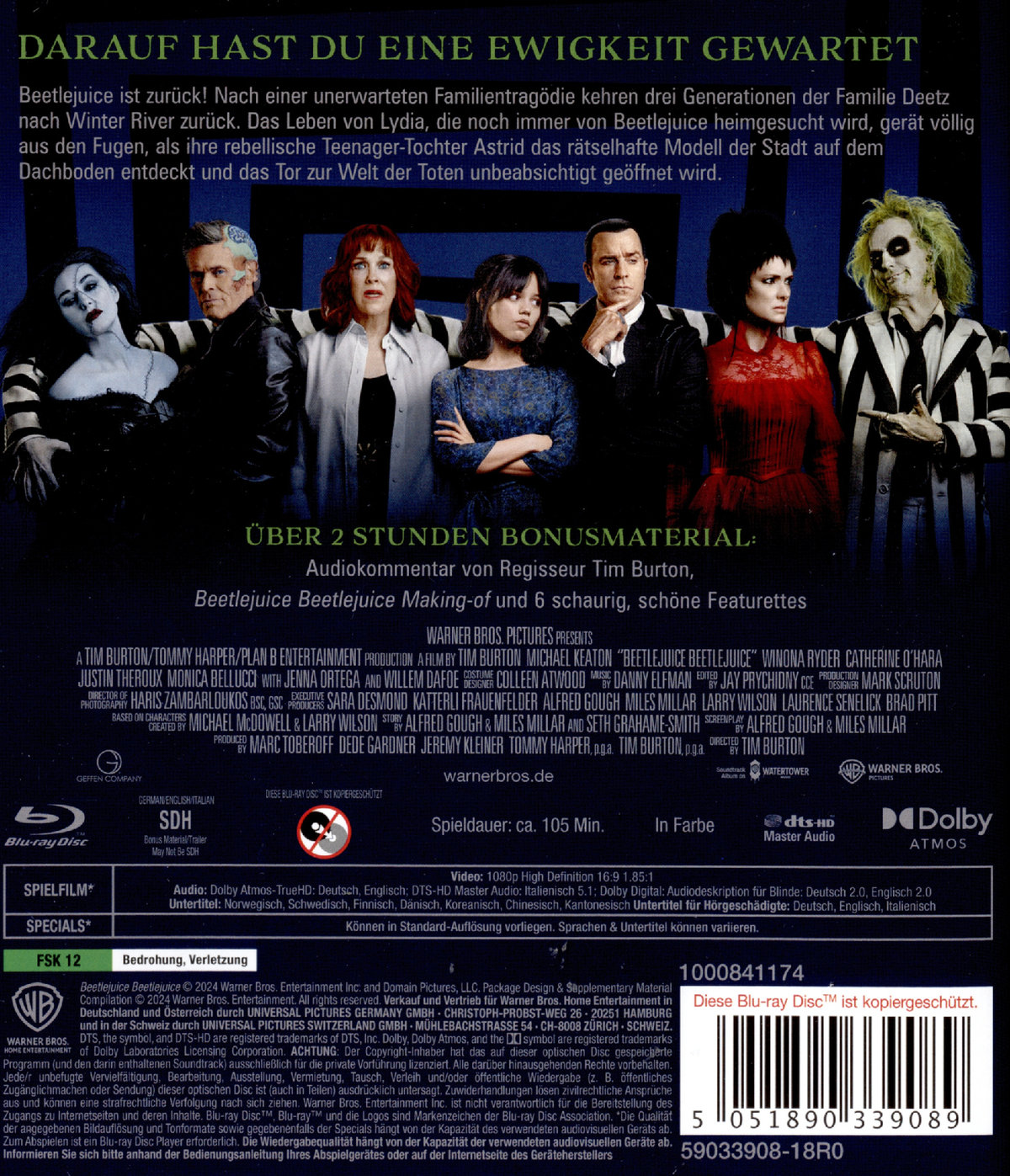 Beetlejuice Beetlejuice  (Blu-ray Disc)