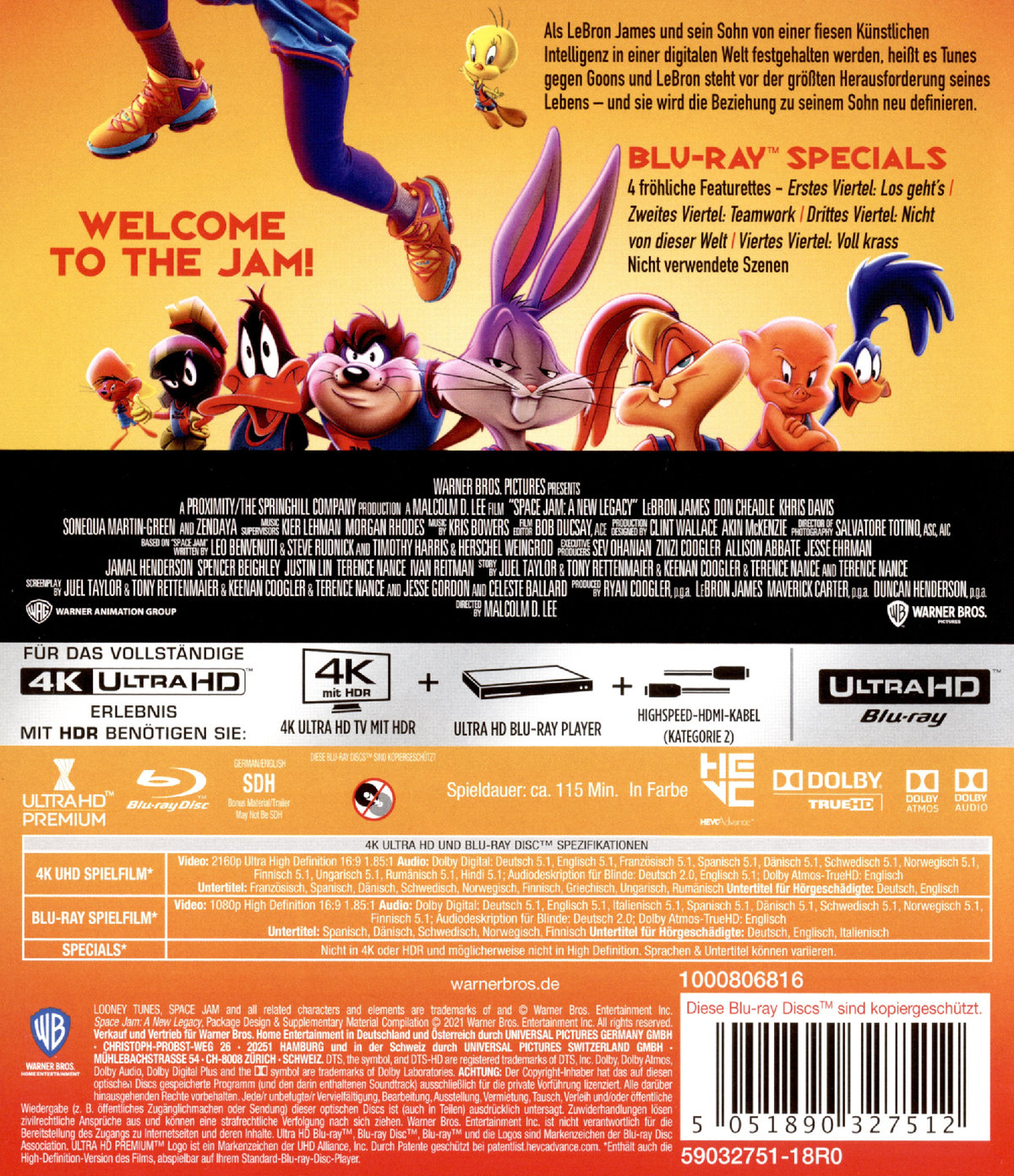 Space Jam: A New Legacy (4K Ultra HD)