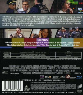 Money Monster (blu-ray)