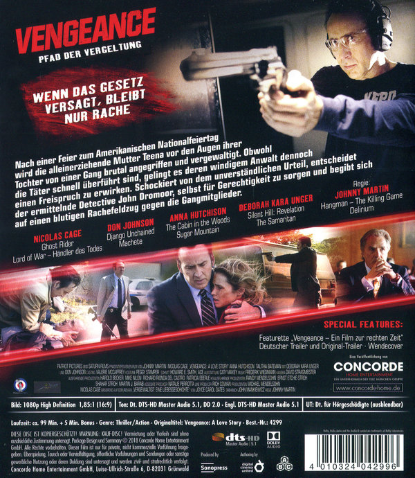 Vengeance - Pfad der Vergeltung (blu-ray)