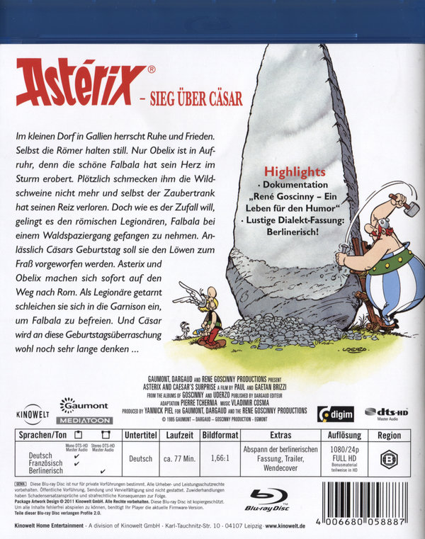 Asterix - Sieg über Cäsar (blu-ray)