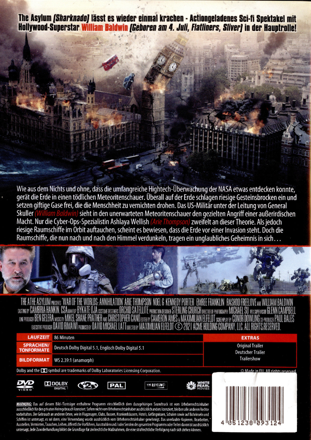 War Of The Worlds - Die Vernichtung  (DVD)