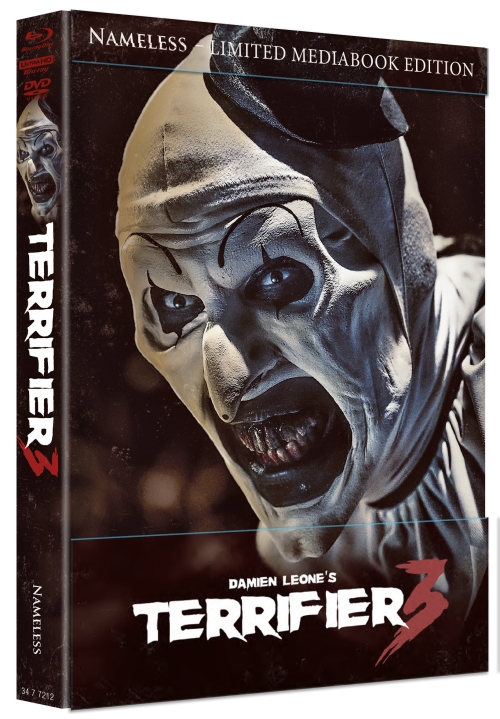 Terrifier 3 - Uncut Mediabook Edition  (4K Ultra HD+blu-ray+DVD) (A)