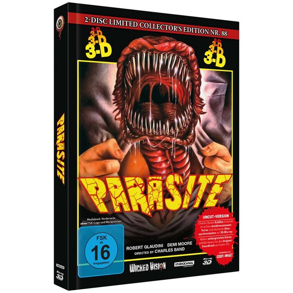 Parasite - Killer Parasit 3D - Uncut Mediabook Edition  (blu-ray) (E)