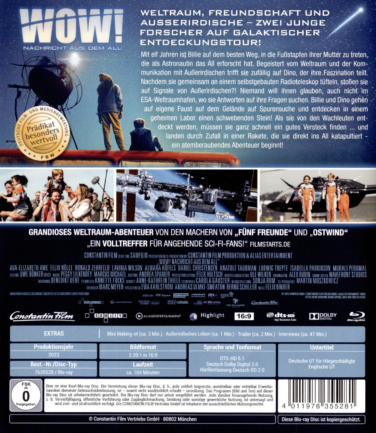 WOW -Nachricht aus dem All  (Blu-ray Disc)