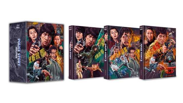 Police Story 1-3 - Uncut Schuber Edition  (4K Ultra HD+blu-ray)