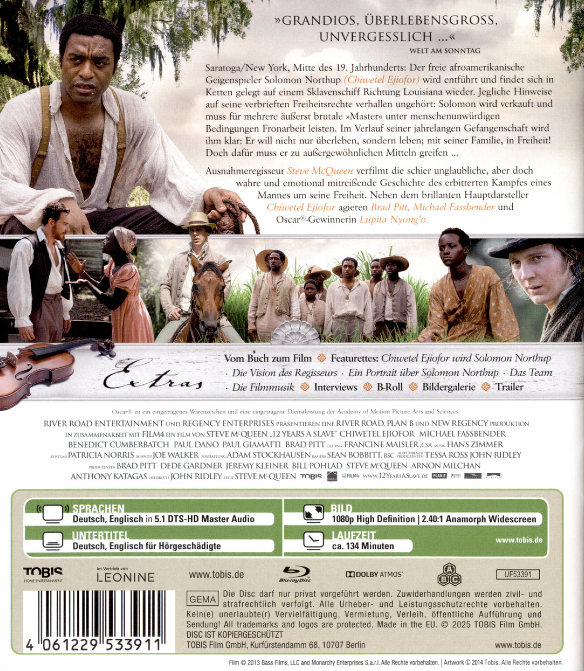 12 Years a Slave  (Blu-ray Disc)