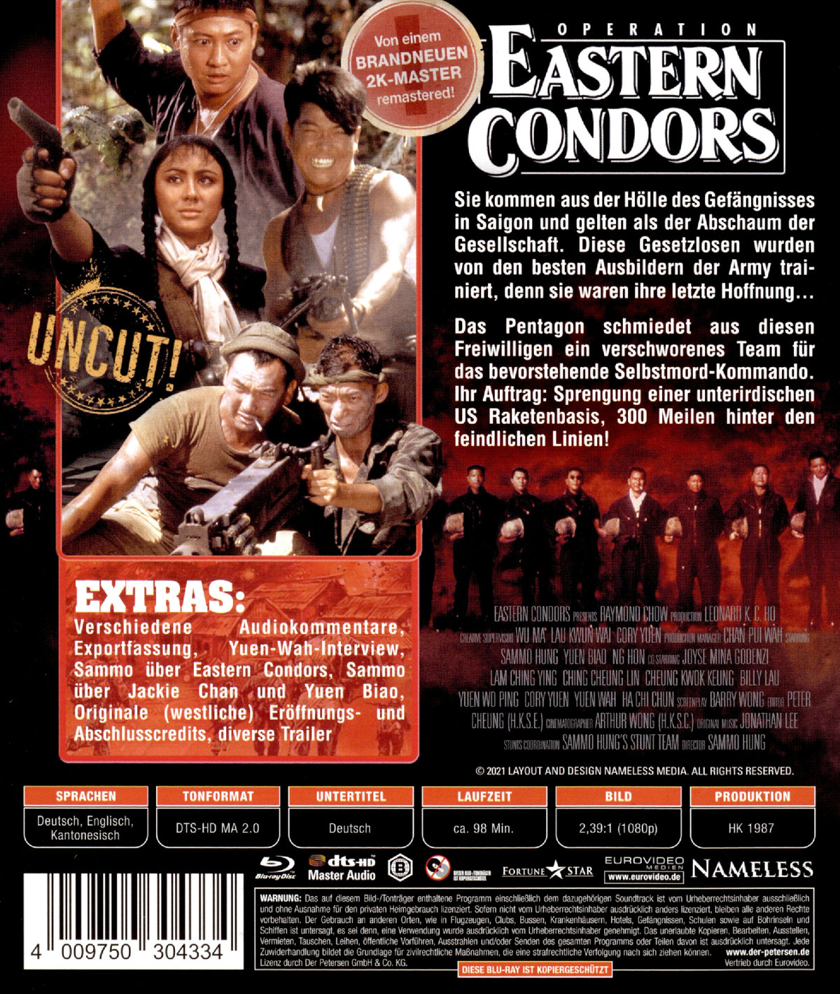 Operation Eastern Condors - Uncut Edition (blu-ray)