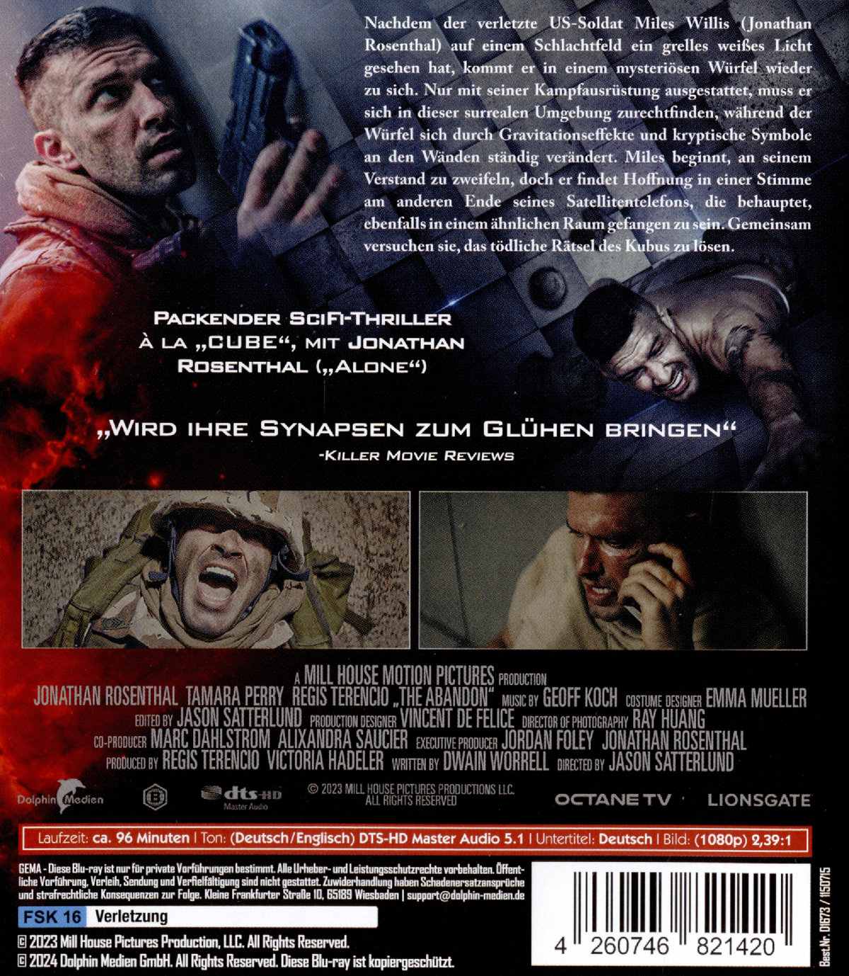 The Abandon - Escape the Cube  (Blu-ray Disc)