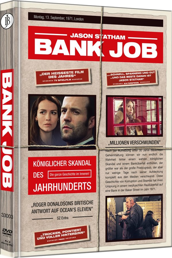 Bank Job - Uncut Mediabook Edition (DVD+blu-ray) (B)