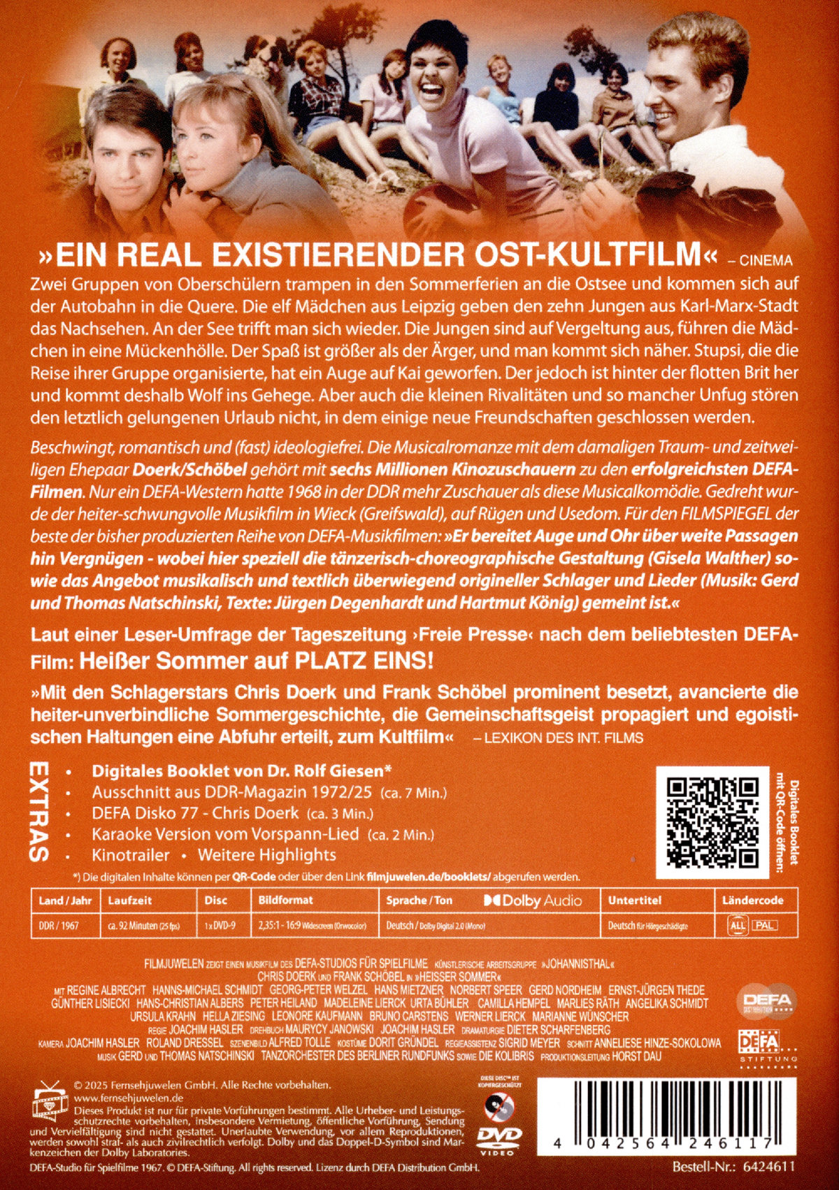 Heißer Sommer (DEFA Filmjuwelen) (DVD) Heißer Sommer (DEFA Filmjuwelen) (DVD)