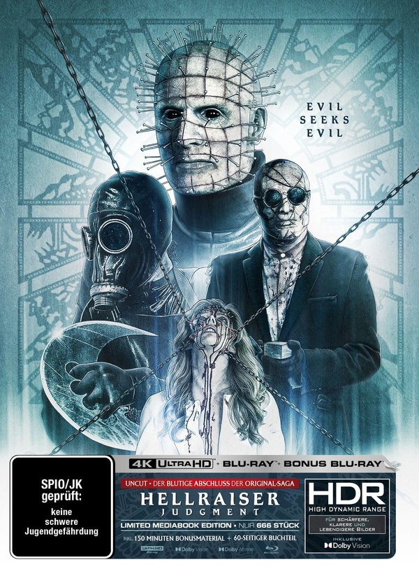 Hellraiser: Judgment - Uncut Mediabook Edition  (4K Ultra HD+blu-ray) (B)