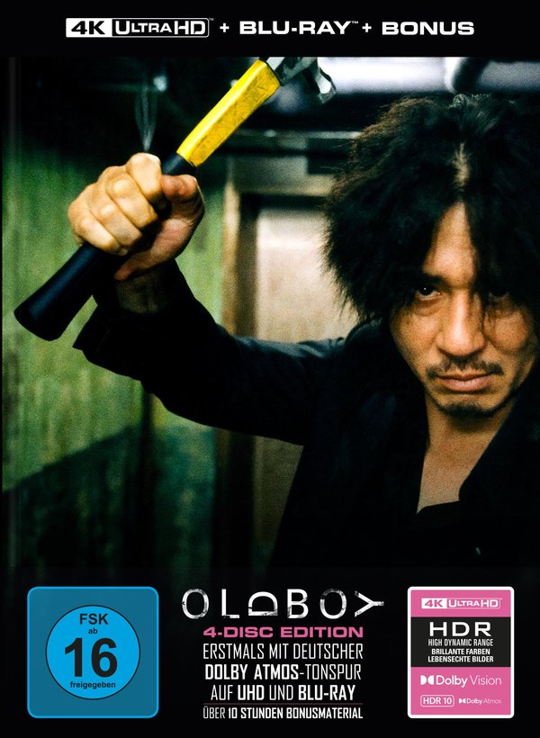 Oldboy - Uncut Mediabook Edition  (4K Ultra HD+blu-ray)