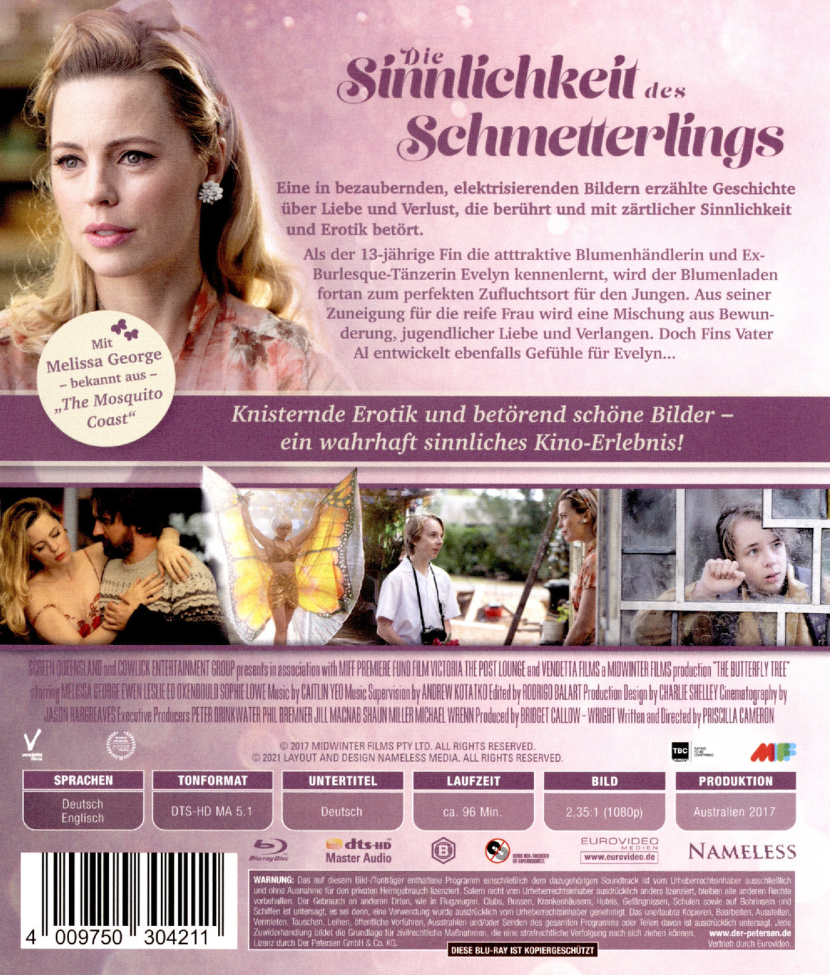 Sinnlichkeit des Schmetterlings, Die (blu-ray)