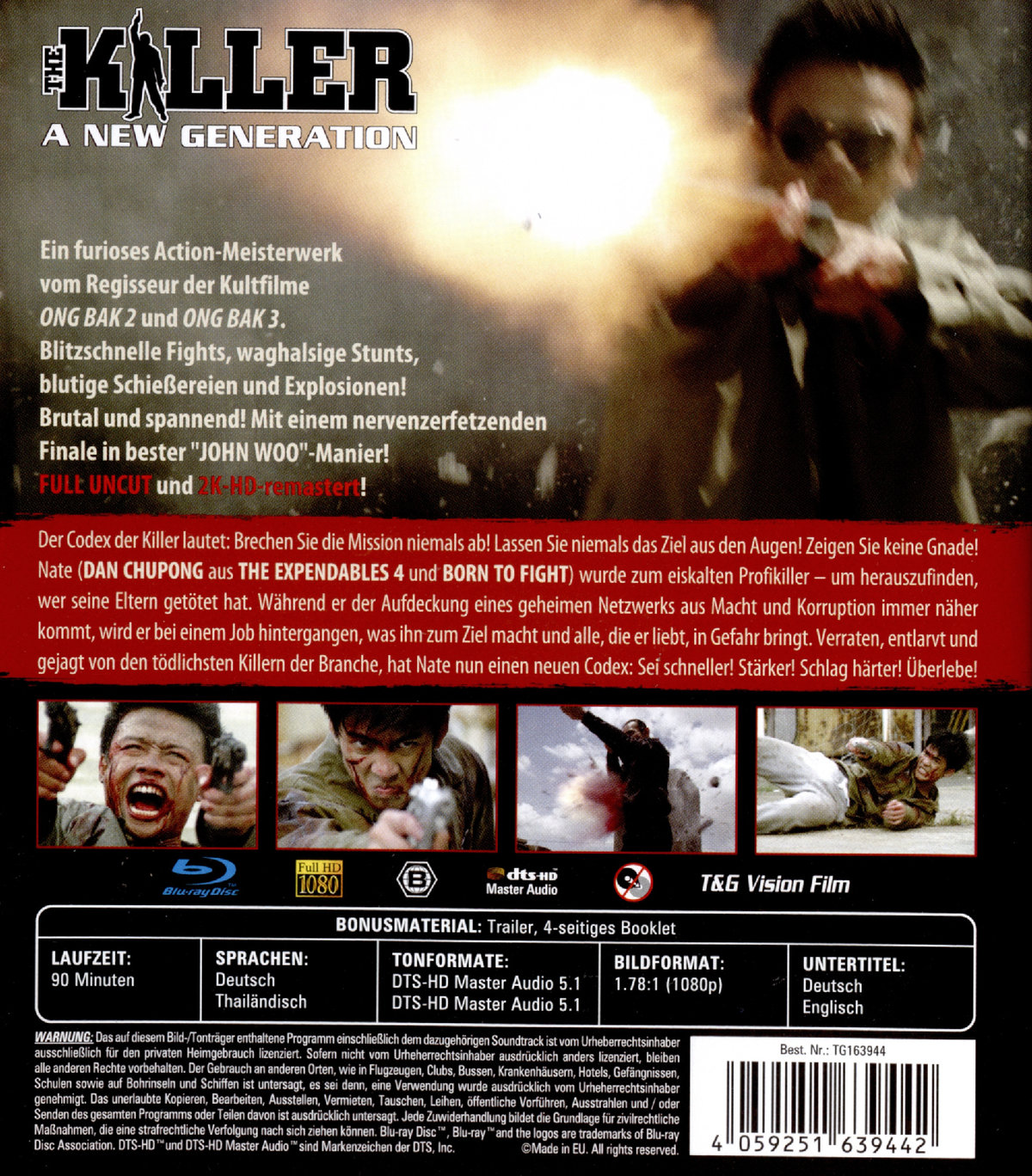 The Killer - A New Generation - Uncut Edition  (blu-ray)