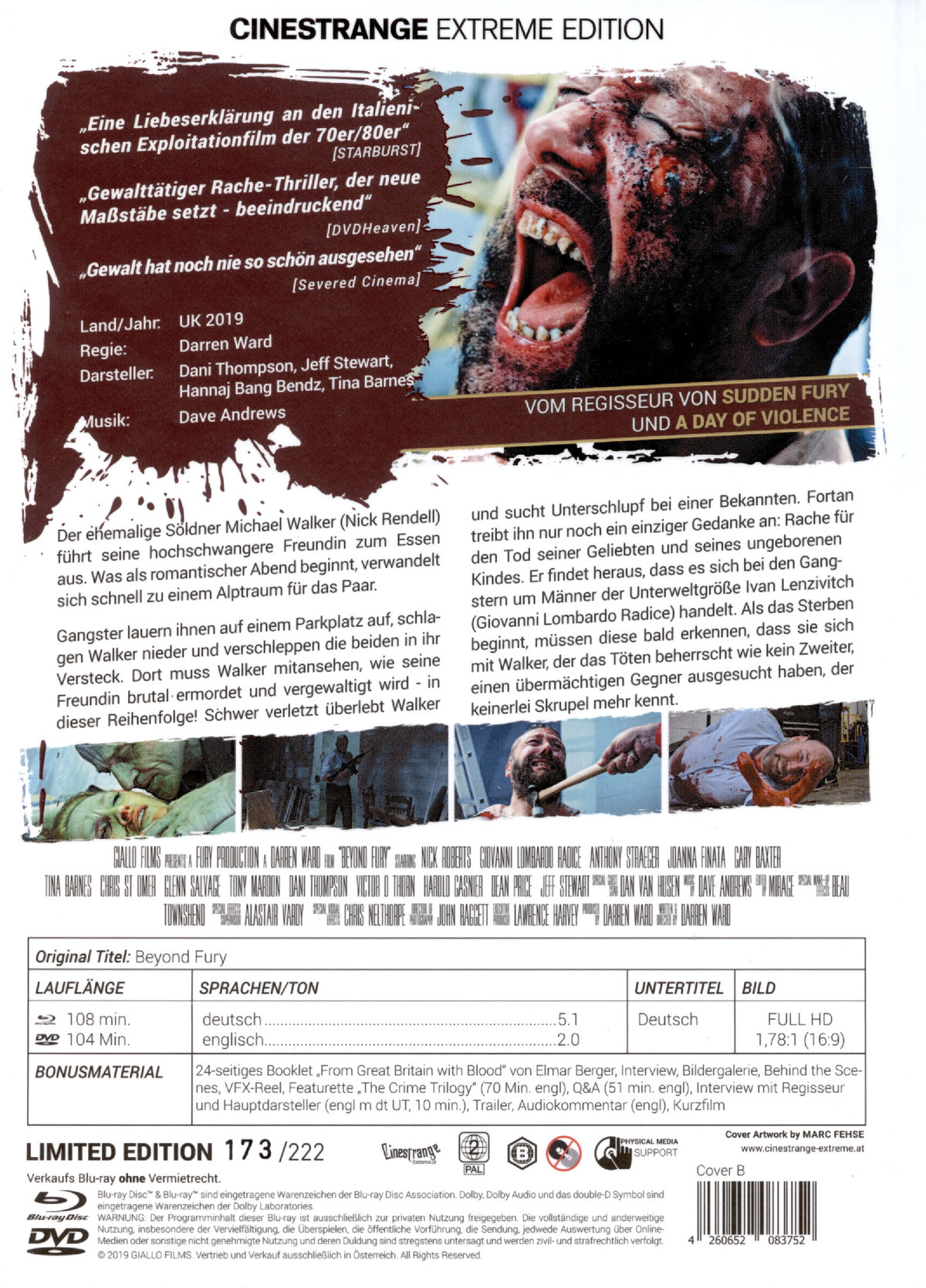 Beyond Fury - Uncut Mediabook Edition  (DVD+blu-ray) (B)