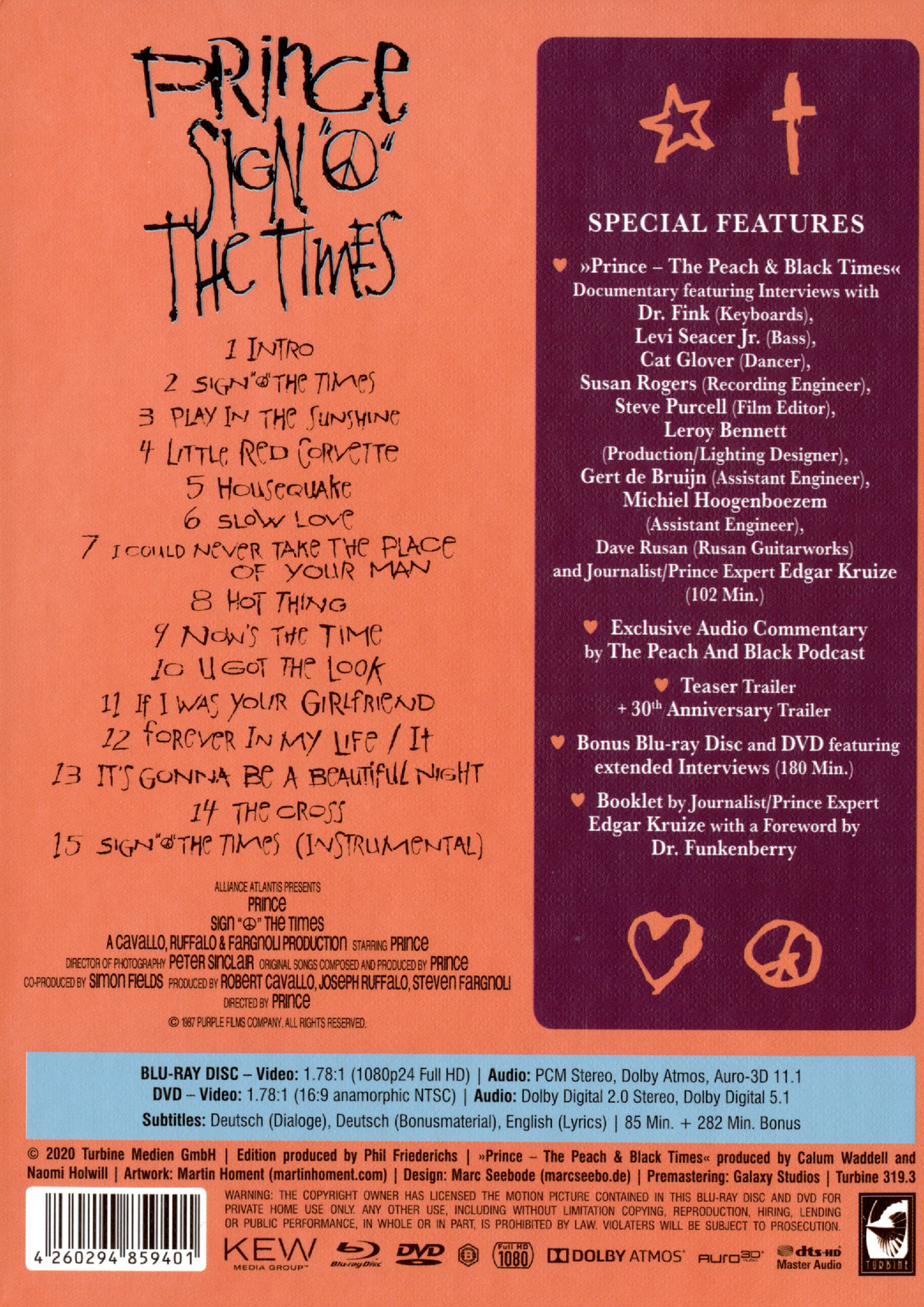 Prince – Sign "O" the Times - Limited Mediabook Edition (DVD+blu-ray)