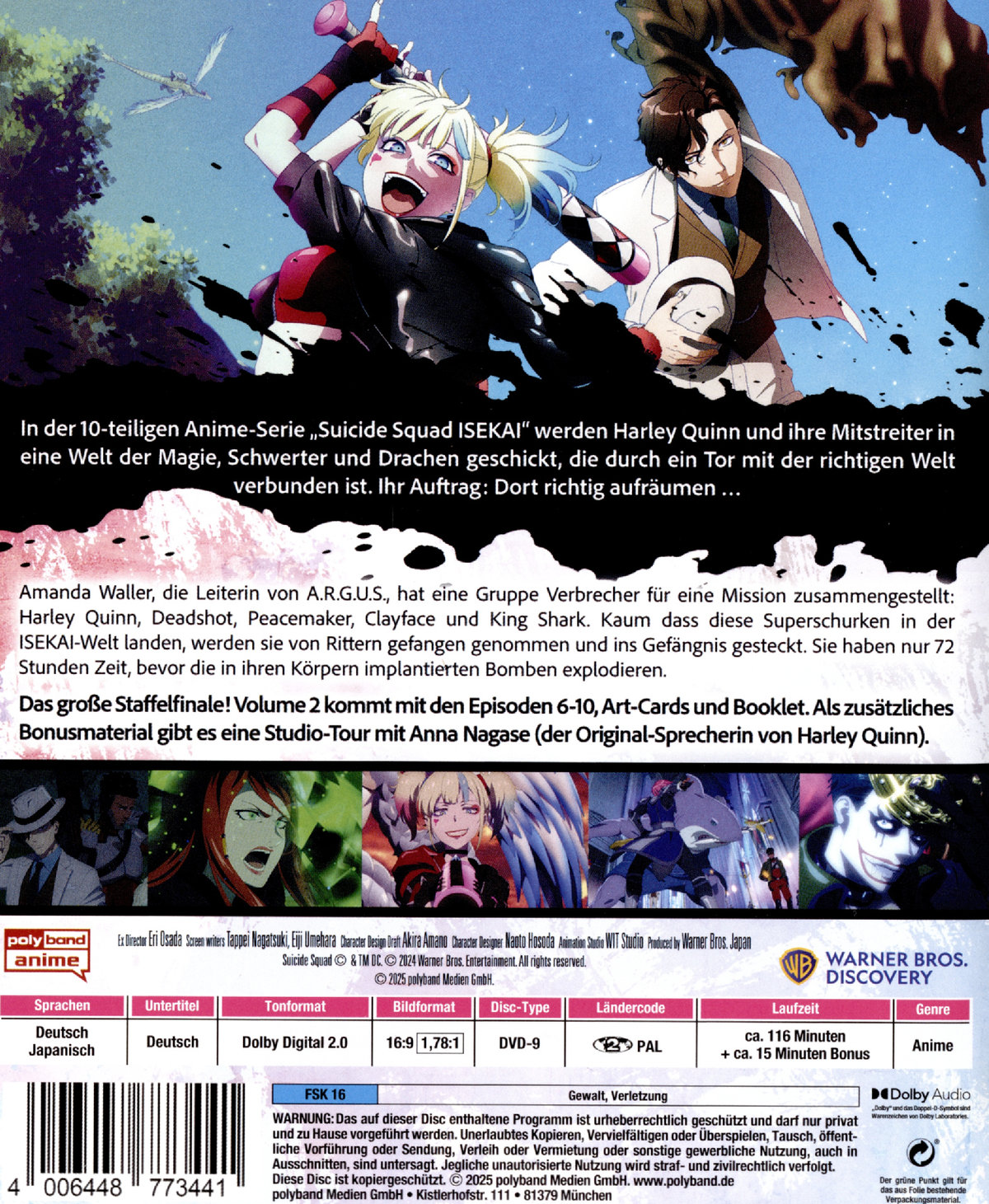 Suicide Squad Isekai - Volume 2 LTD.  (DVD)
