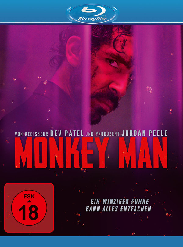 Monkey Man  (Blu-ray Disc)