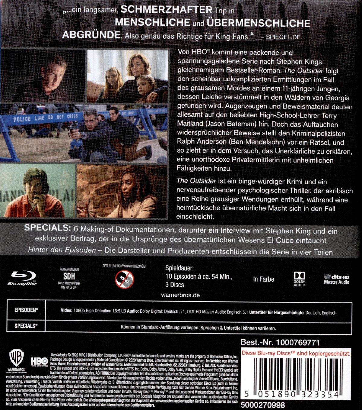 Outsider, The - 1. Staffel (blu-ray)