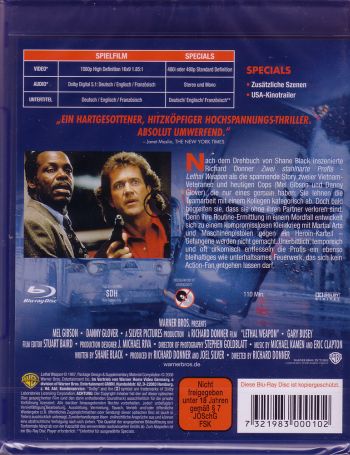 Lethal Weapon - Zwei stahlharte Profis (blu-ray)