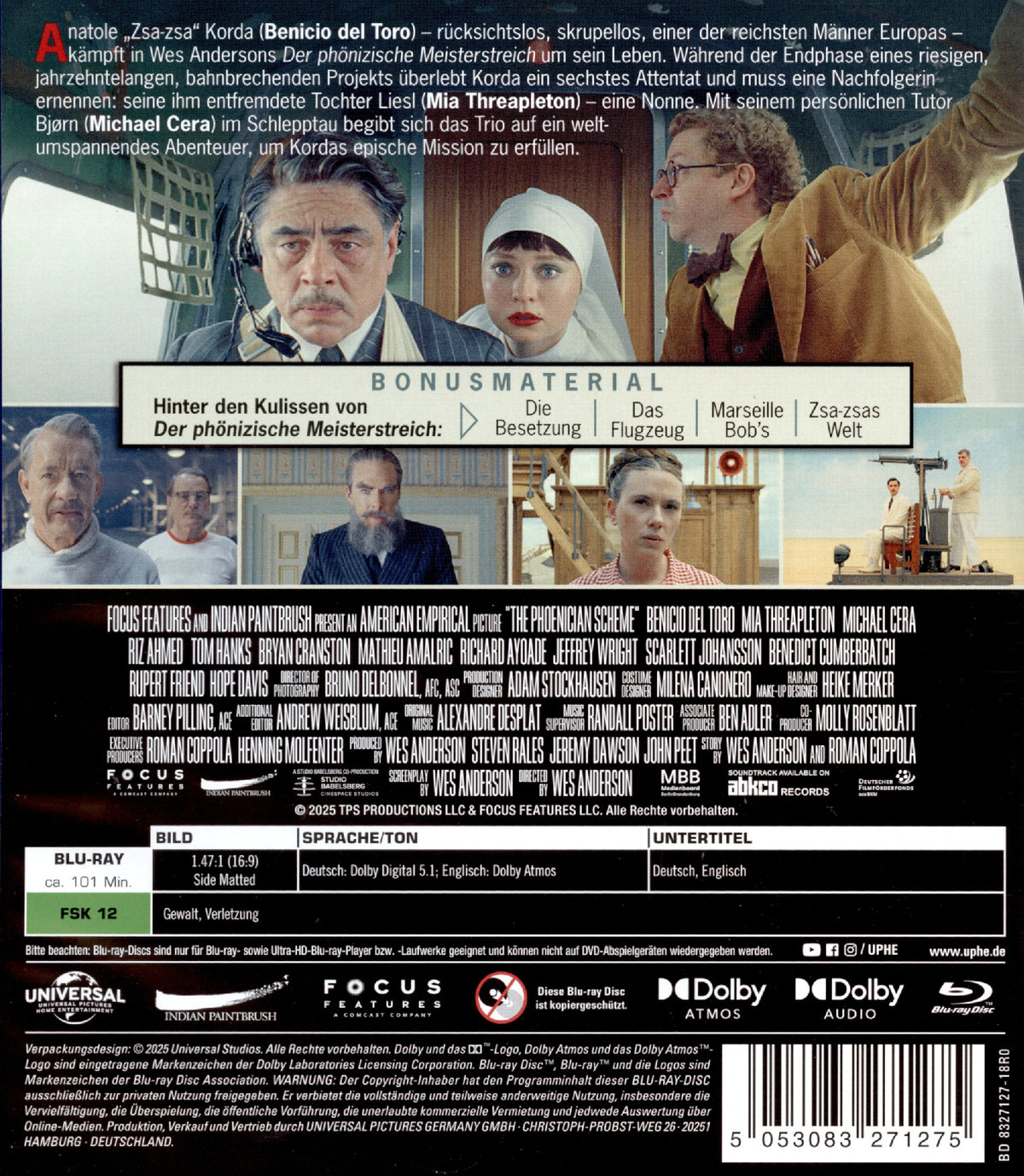 Der phönizische Meisterstreich  (Blu-ray Disc)