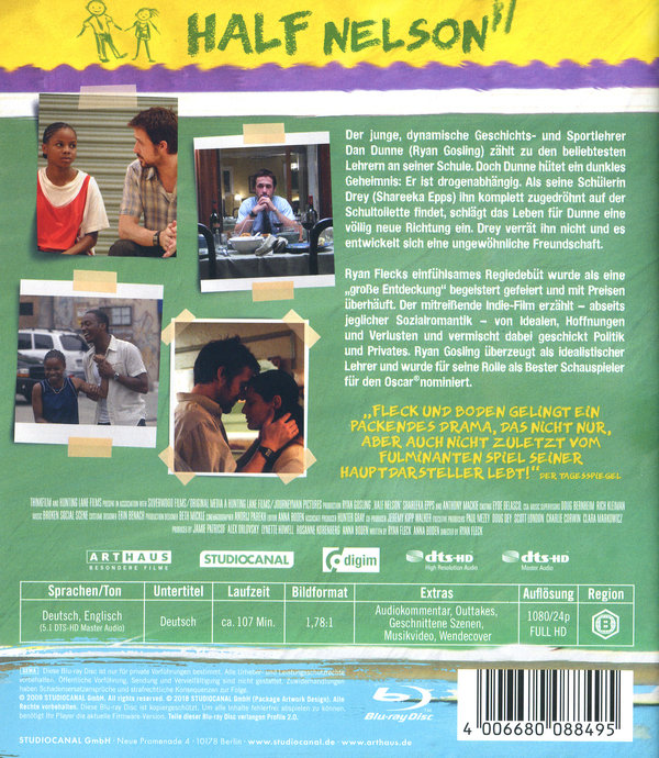 Half Nelson - Digital Remastered (blu-ray)