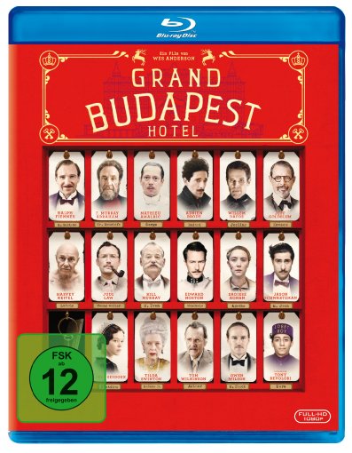 Grand Budapest Hotel (blu-ray)