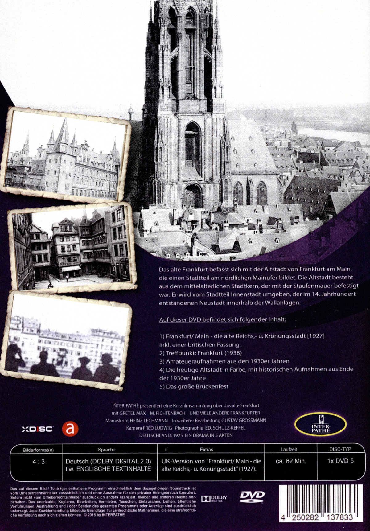 Das alte Frankfurt - Eine historische Reise durch eine vergangene Zeit  (DVD)