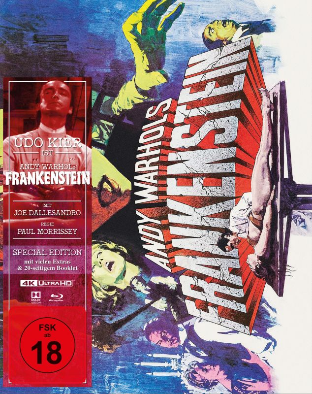 Andy Warhols Frankenstein - Uncut Mediabook Edition  (4K Ultra HD+blu-ray) (A)