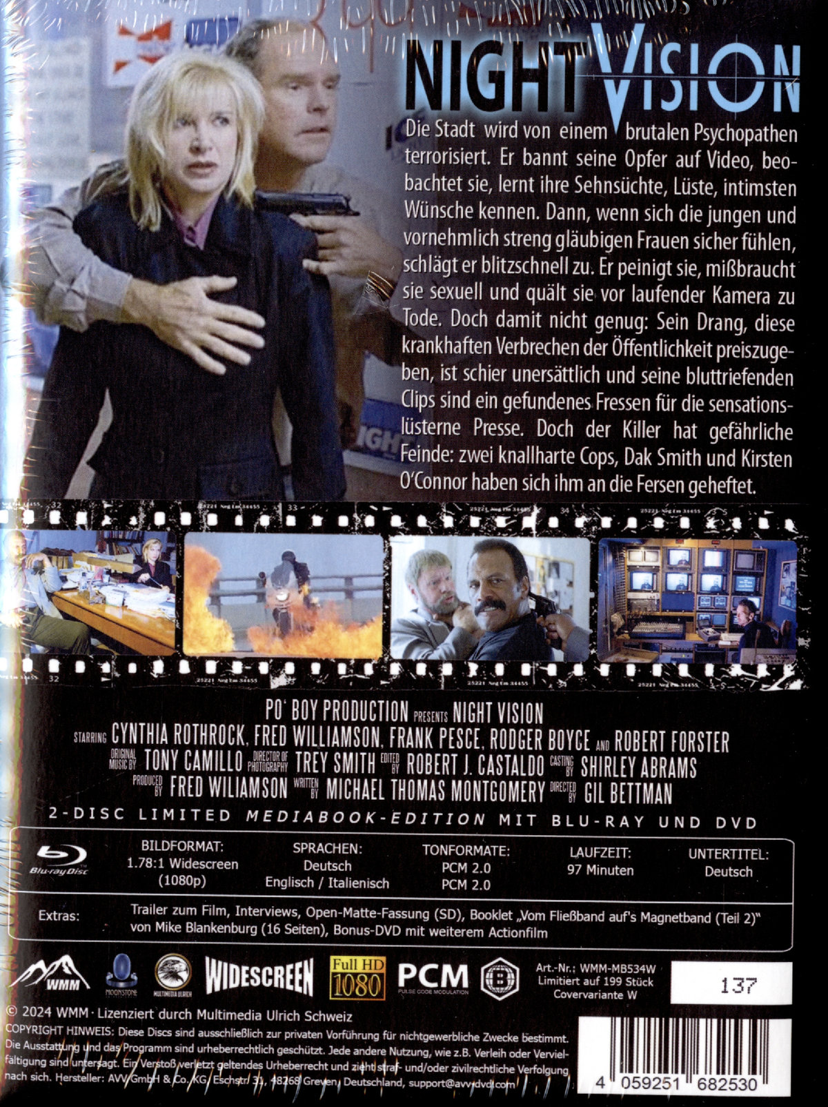 Night Vision - Uncut Mediabook Edition  (blu-ray)