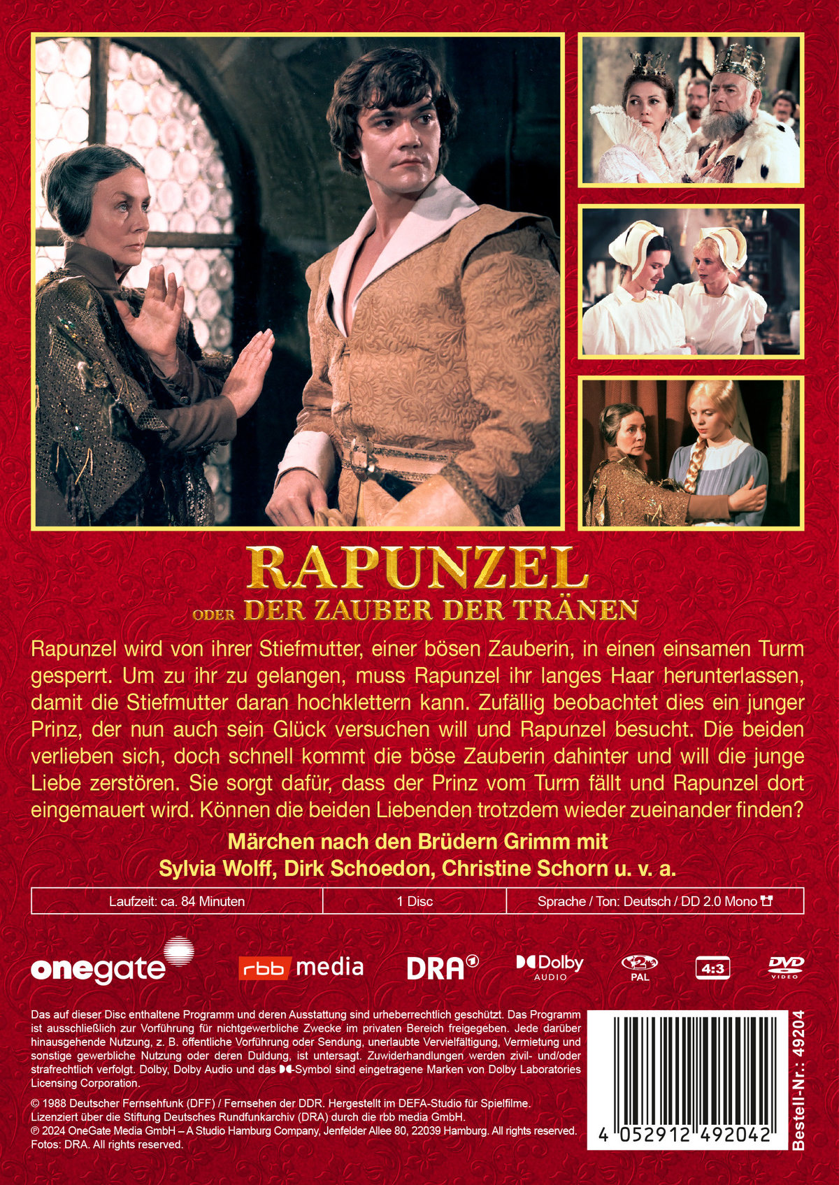 Rapunzel - oder der Zauber der Tränen (DDR TV-Archiv)  (DVD)