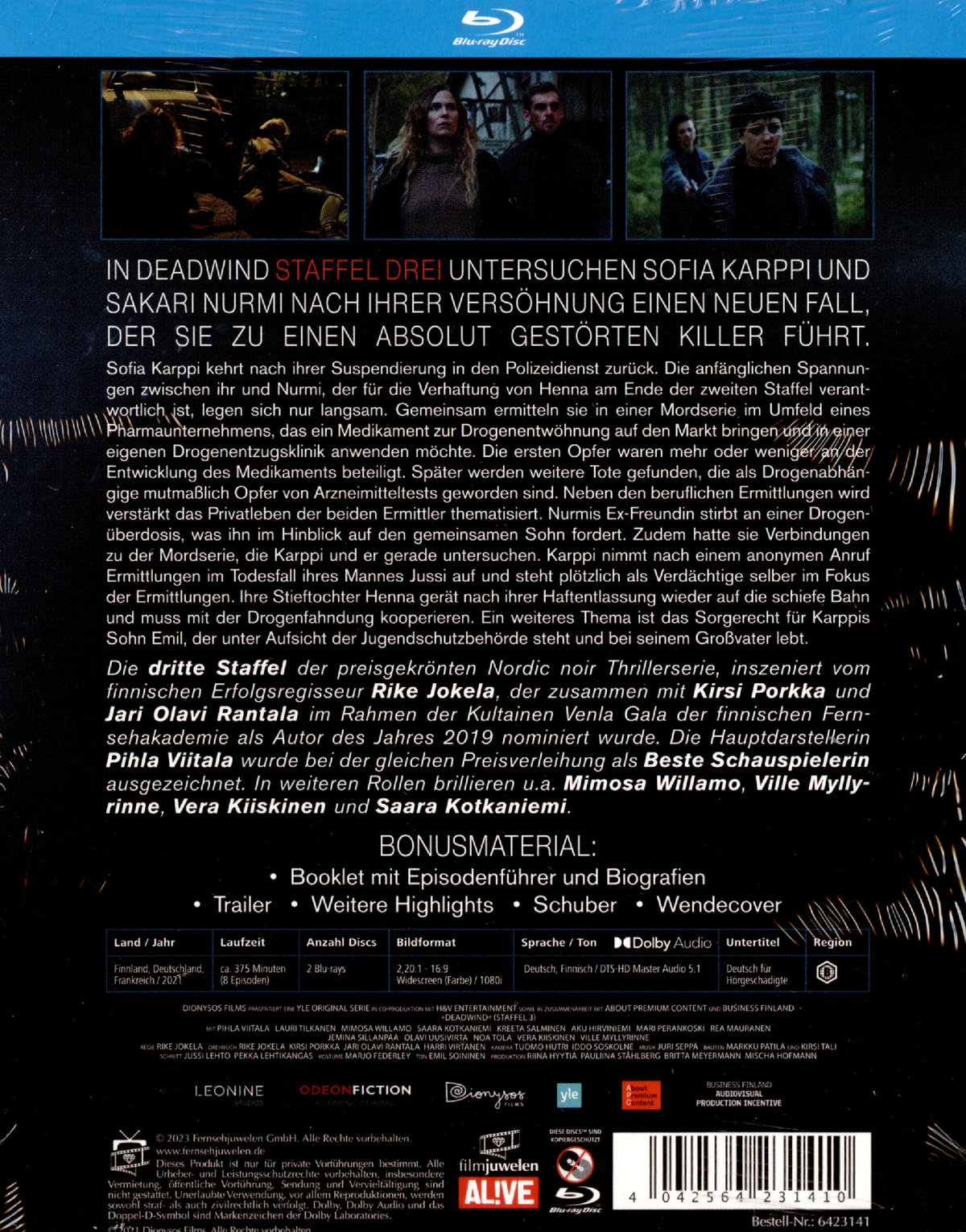Deadwind - Staffel 3 (alle 8 Folgen) (Fernsehjuwelen)  [2 BRs]  (Blu-ray Disc)