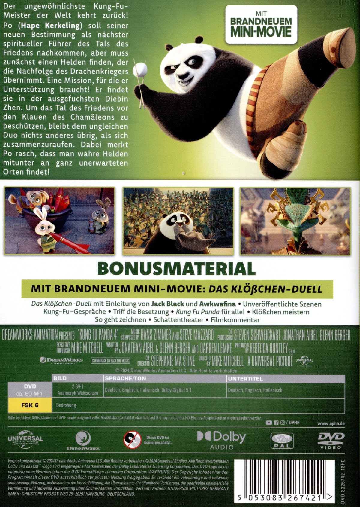Kung Fu Panda 4  (DVD)
