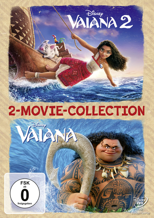 Vaiana 1+2  [2 DVDs]  (DVD)